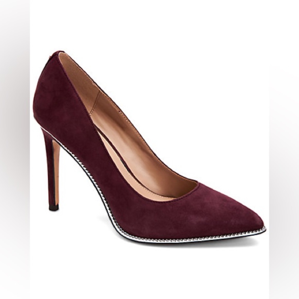 BCBGENERATION- Harleigh Suede Pump Grape Color